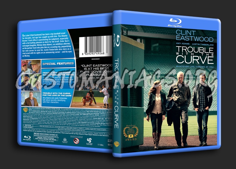 Trouble With the Curve blu-ray cover