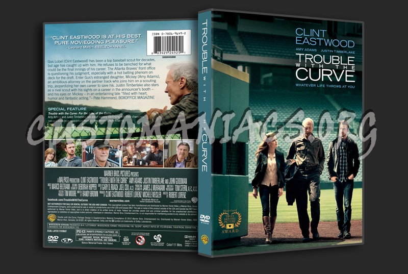 Trouble With the Curve dvd cover