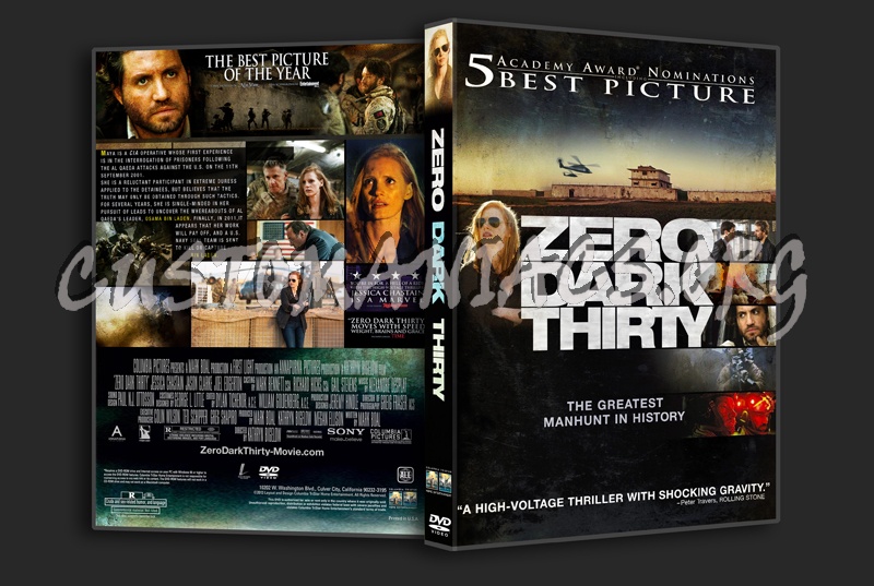 Zero Dark Thirty dvd cover