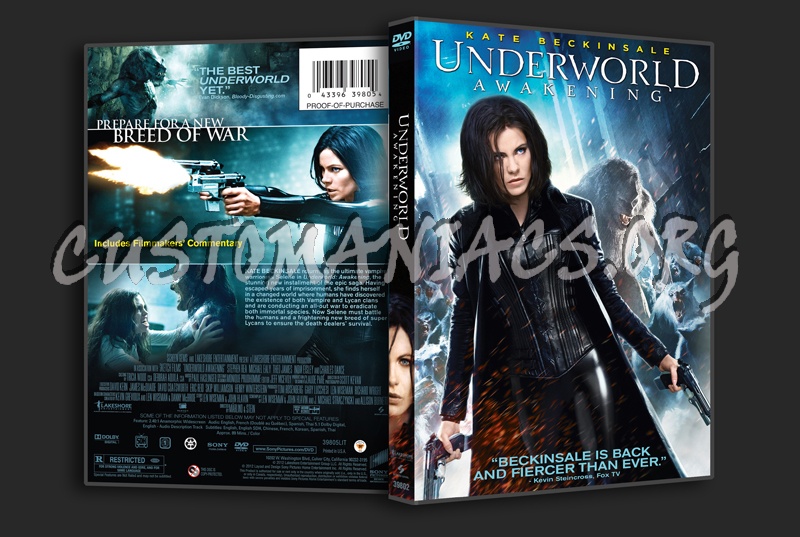 Underworld Awakening dvd cover