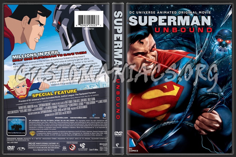 Superman Unbound dvd cover