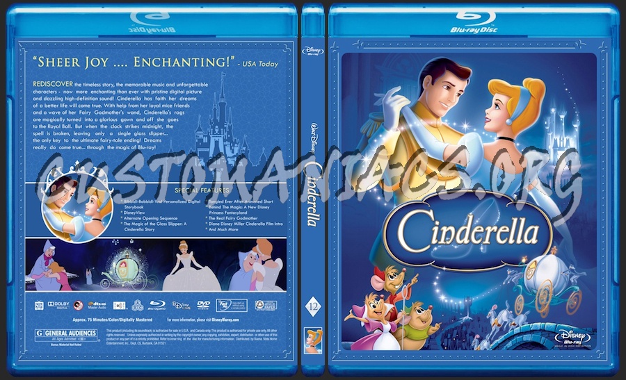 Cinderella blu-ray cover - DVD Covers & Labels by Customaniacs, id ...