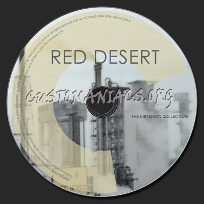 522 - Red Desert dvd label