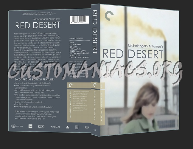 522 - Red Desert dvd cover