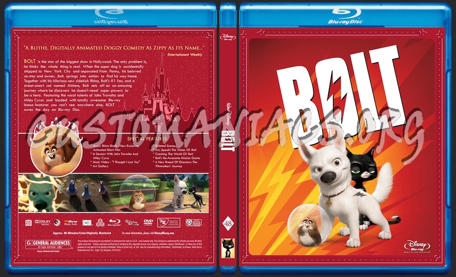 Bolt blu-ray cover