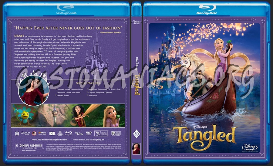 Tangled blu-ray cover