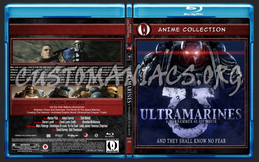 Anime Collection Ultramarines Warhammer A 40K Movie 