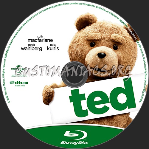 Ted blu-ray label