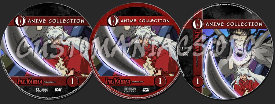 Anime Collection Inuyasha The Final Act dvd label