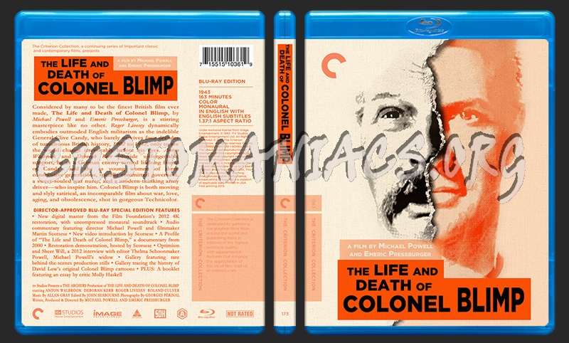 173 - The Life And Death of Colonel Blimp blu-ray cover