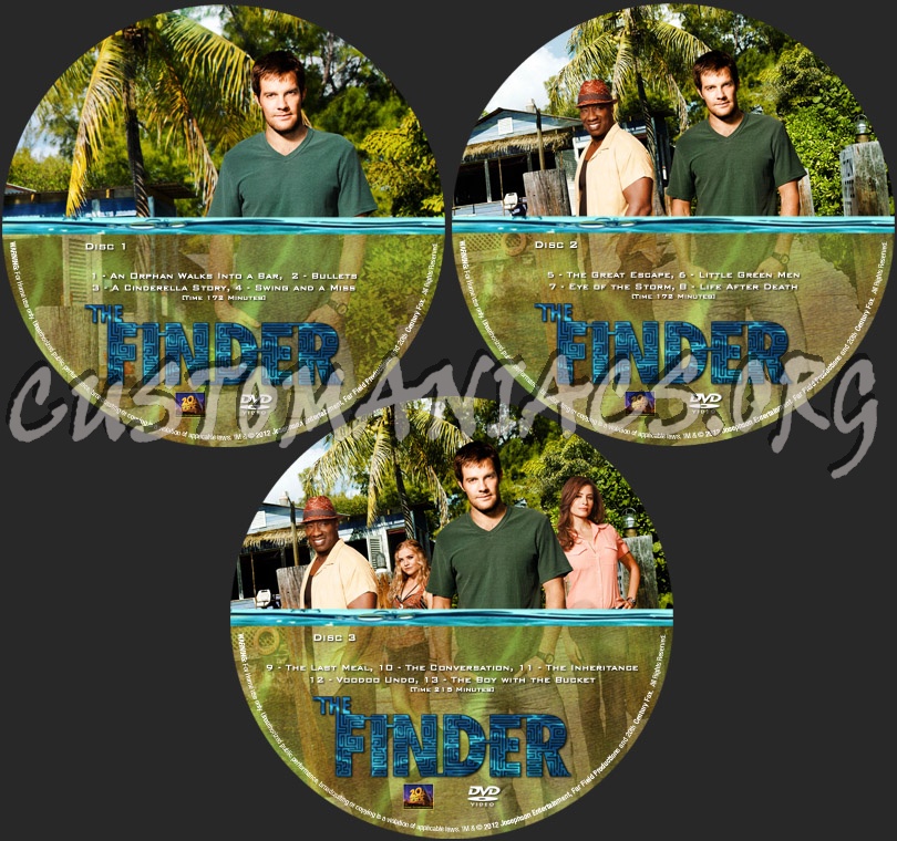 The Finder dvd label