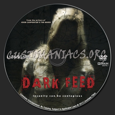 Dark Feed dvd label