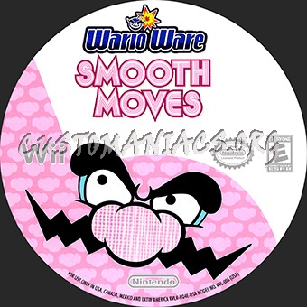 Wario Ware Smooth Moves dvd label