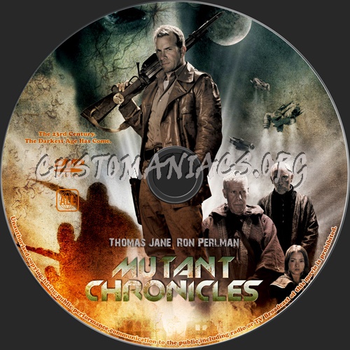 Mutant Chronicles dvd label