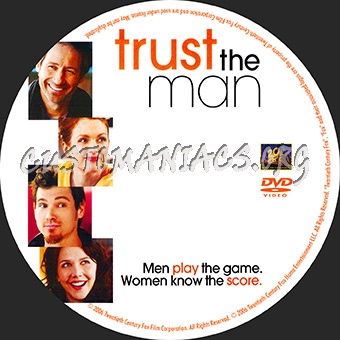 Trust The Man dvd label