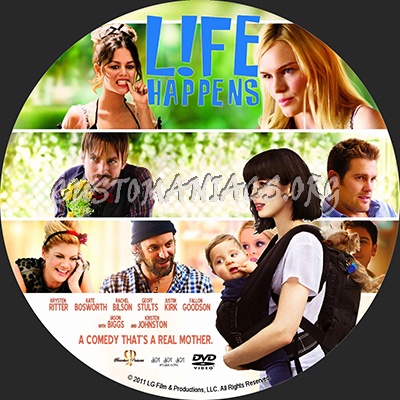 Life Happens dvd label