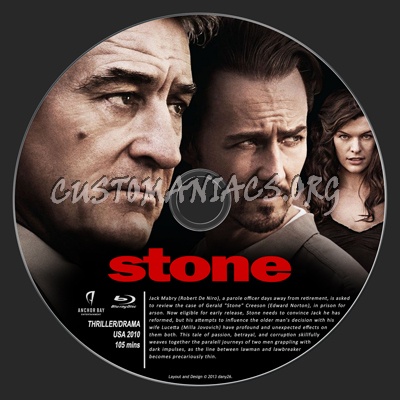 Stone blu-ray label