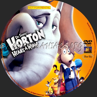 Horton Hears a Who! dvd label