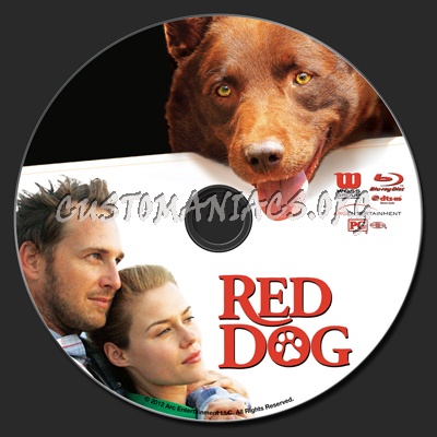 Red Dog blu-ray label