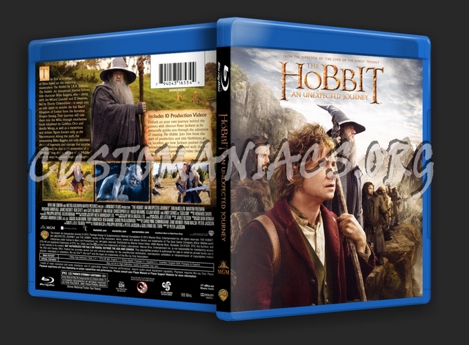 The Hobbit An Unexpected Journey blu-ray cover