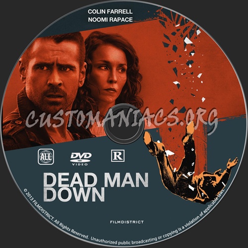 Dead Man Down dvd label