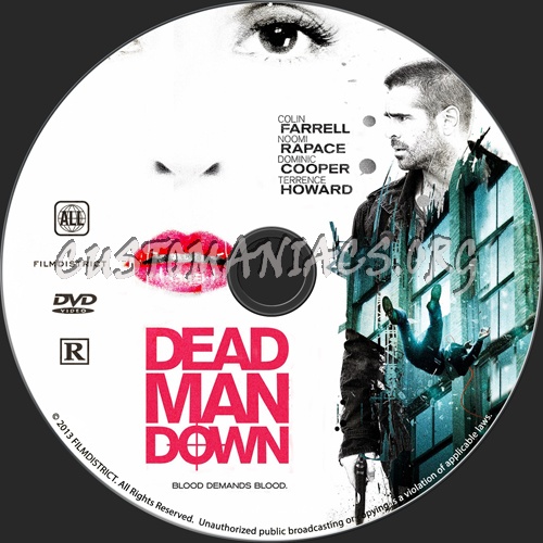 Dead Man Down dvd label