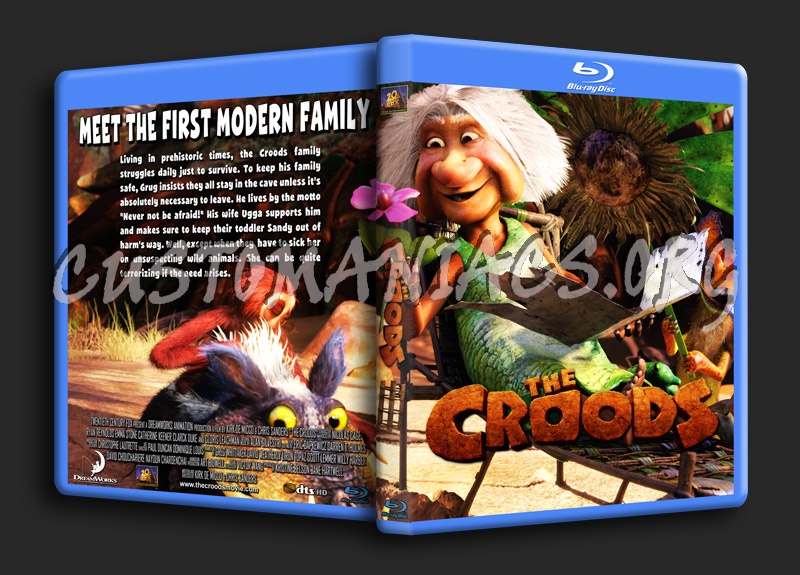 The Croods blu-ray cover