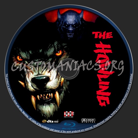 The Howling blu-ray label