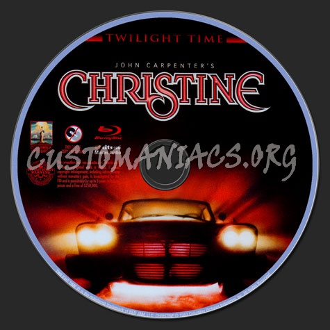 Christine blu-ray label