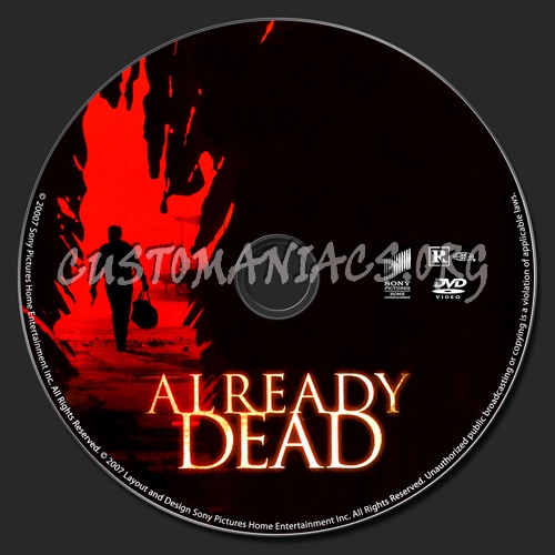 Already Dead dvd label