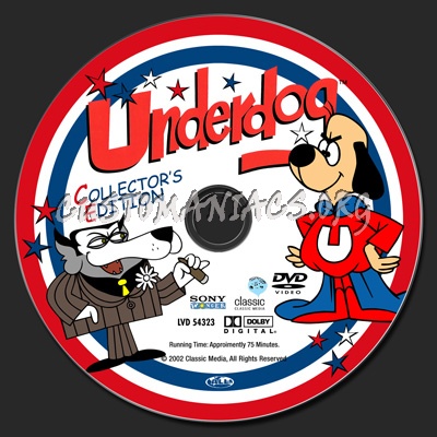 Underdog dvd label