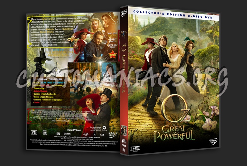 Oz the Great and Powerful dvd cover