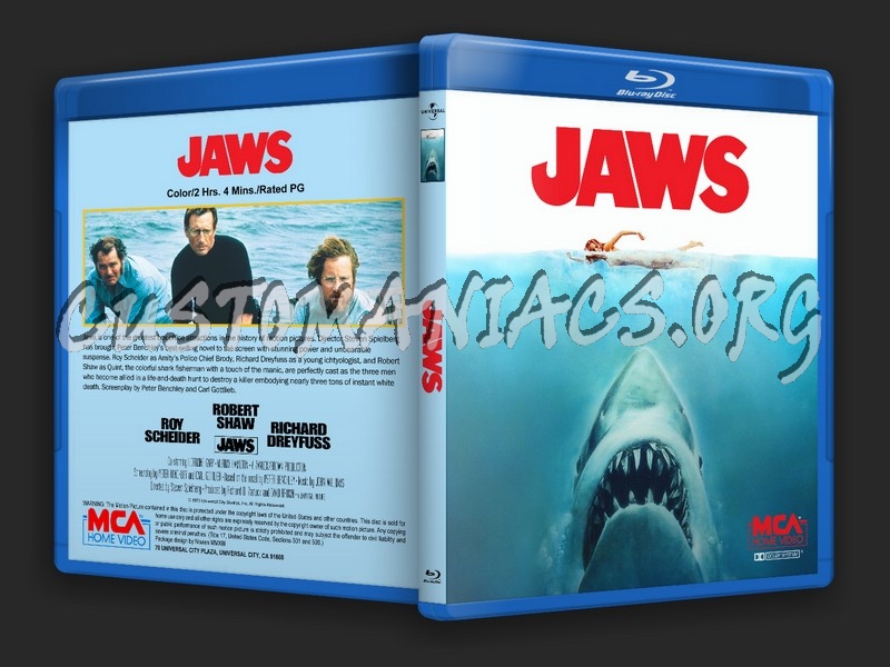 Jaws blu-ray cover