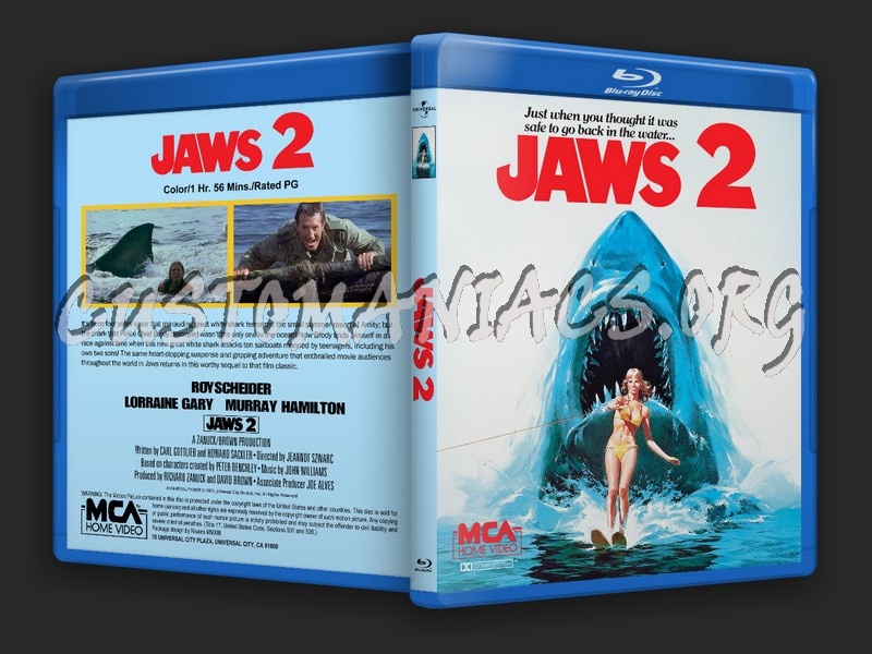 Jaws 2 blu-ray cover