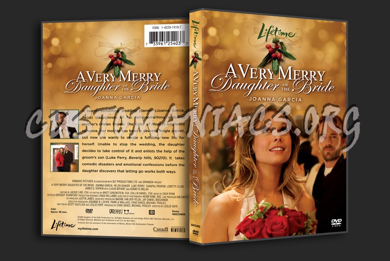 A Very Merry Daughter of the Bride dvd cover