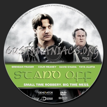 Stand Off dvd label