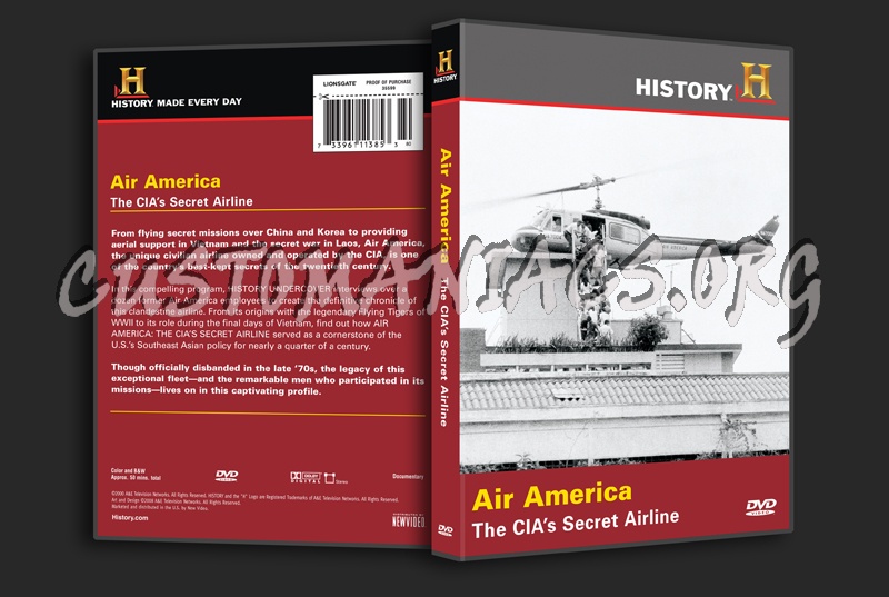 Air America The CIA's Secret Airline dvd cover