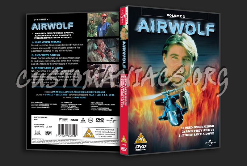 Airwolf Volume 2 dvd cover