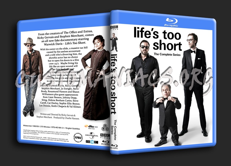 Life's Too Short The Complete Series blu-ray cover