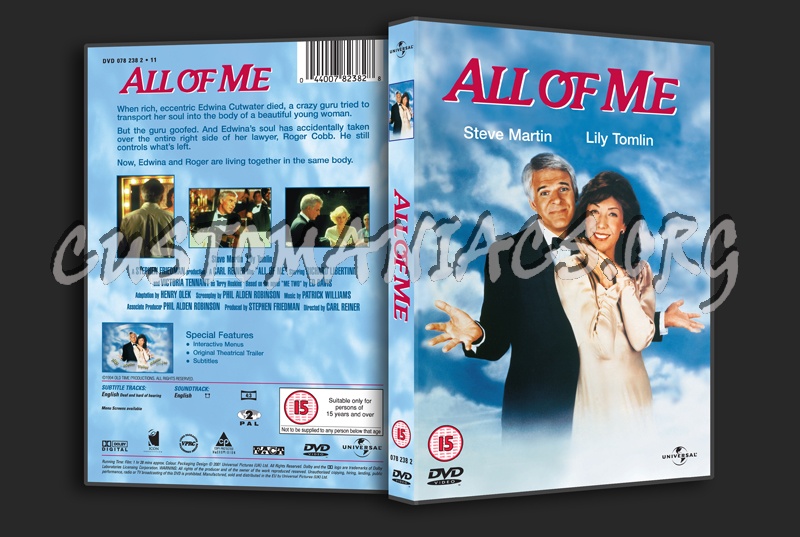 All of Me dvd cover - DVD Covers & Labels by Customaniacs, id