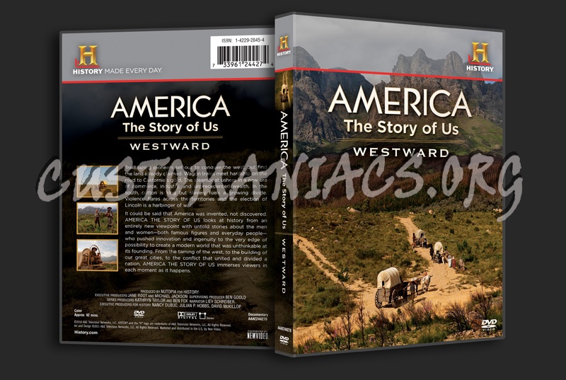 America The Story of Us: Westward dvd cover