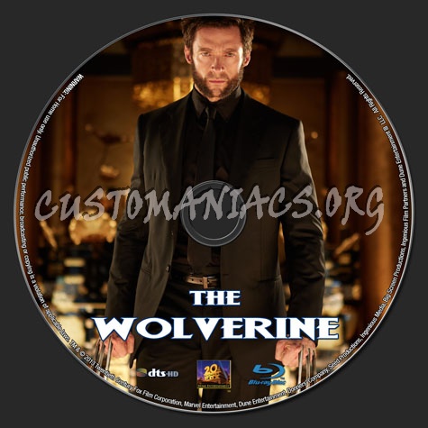 The Wolverine blu-ray label