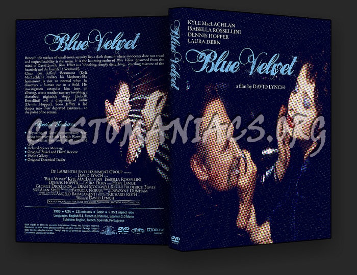 Blue Velvet dvd cover