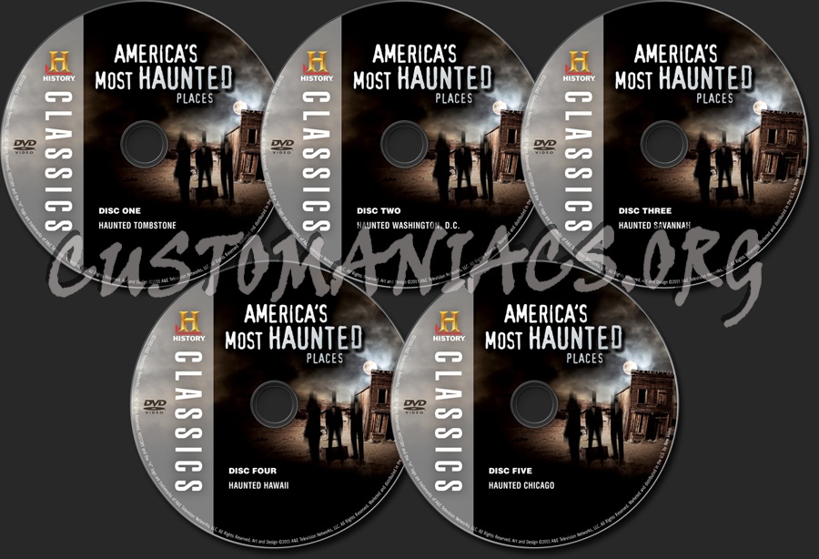 America's Most Haunted Places dvd label