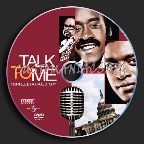 Talk To Me dvd label