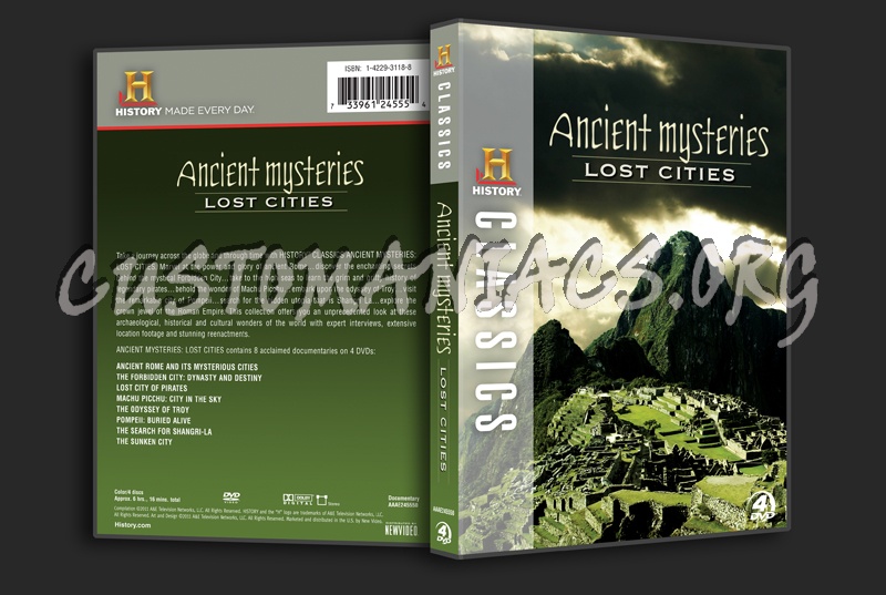 Ancient Mysteries: Lost Cities dvd cover