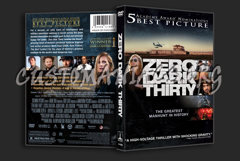 Zero Dark Thirty dvd cover