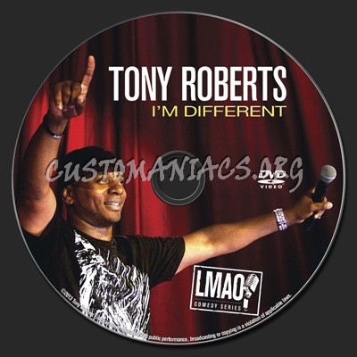Tony Roberts dvd label