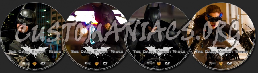 The Dark Knight Rises dvd label