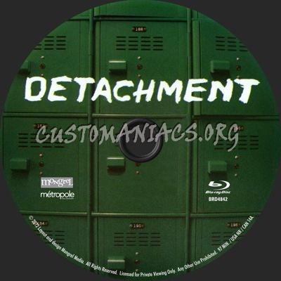 Detachment blu-ray label